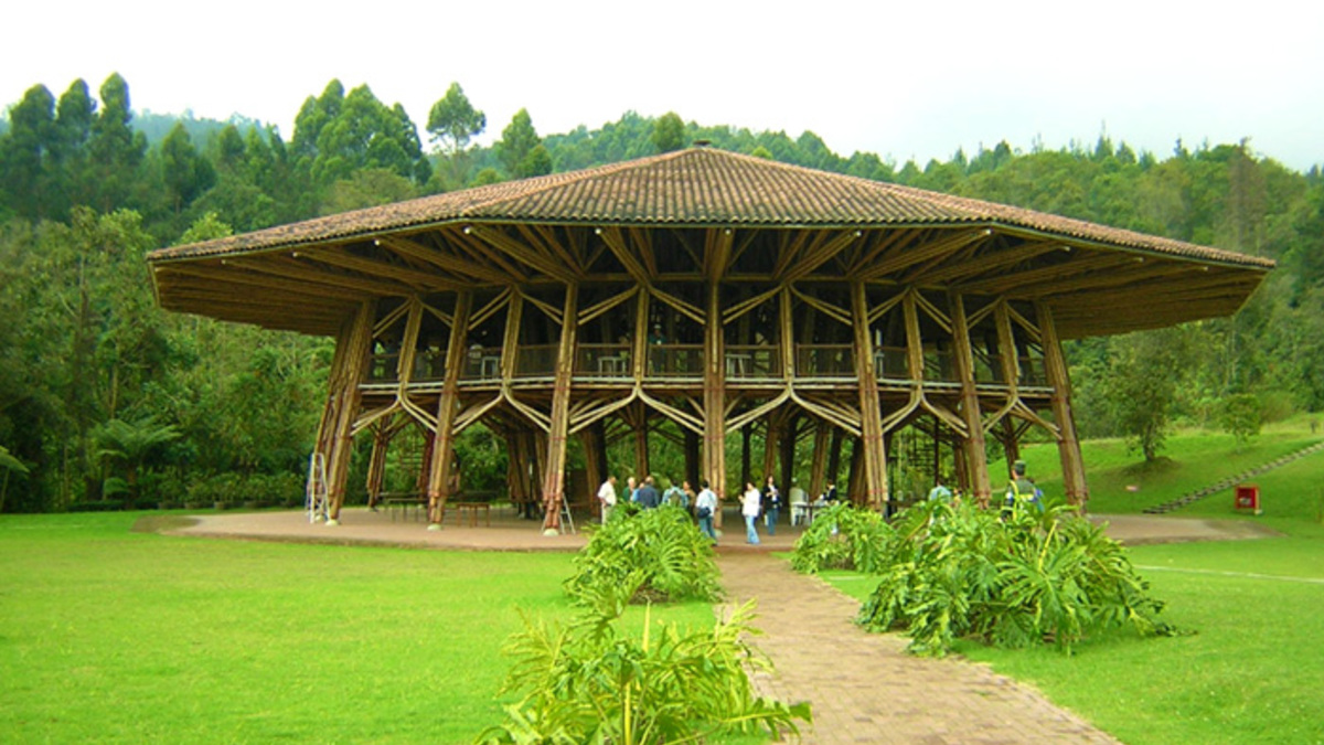 arte, sostenibilità, architettura, colombia, bambù, materiali, innovazione, antisismica, progettazione e simon velez