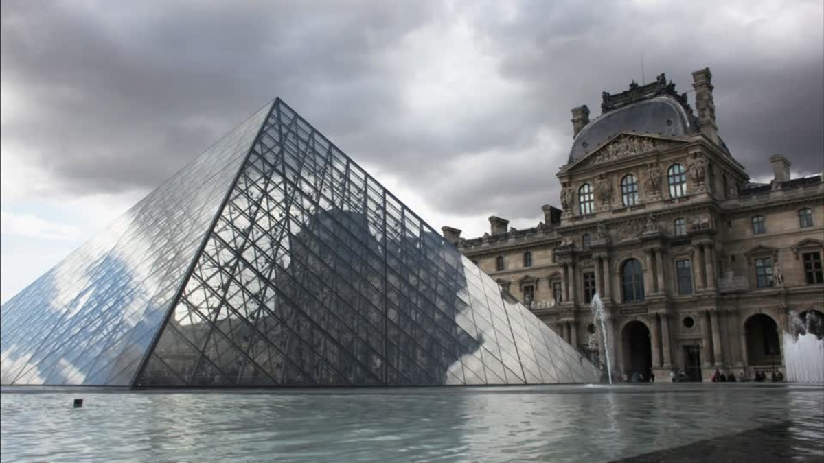 progettazione, architettura, pei, louvre, museo, cultura e parigi